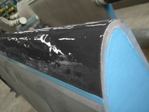 经涂覆的水闸门且有附加的对导向边的气蚀防护